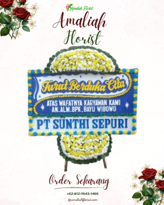 Papan Bunga Duka di Sawai