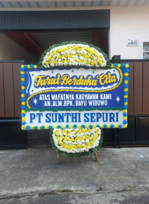 Papan Bunga Duka di Sawai