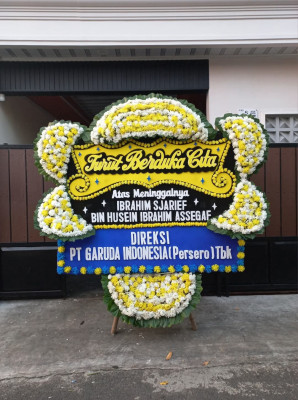 Papan Bunga Duka di Sawai
